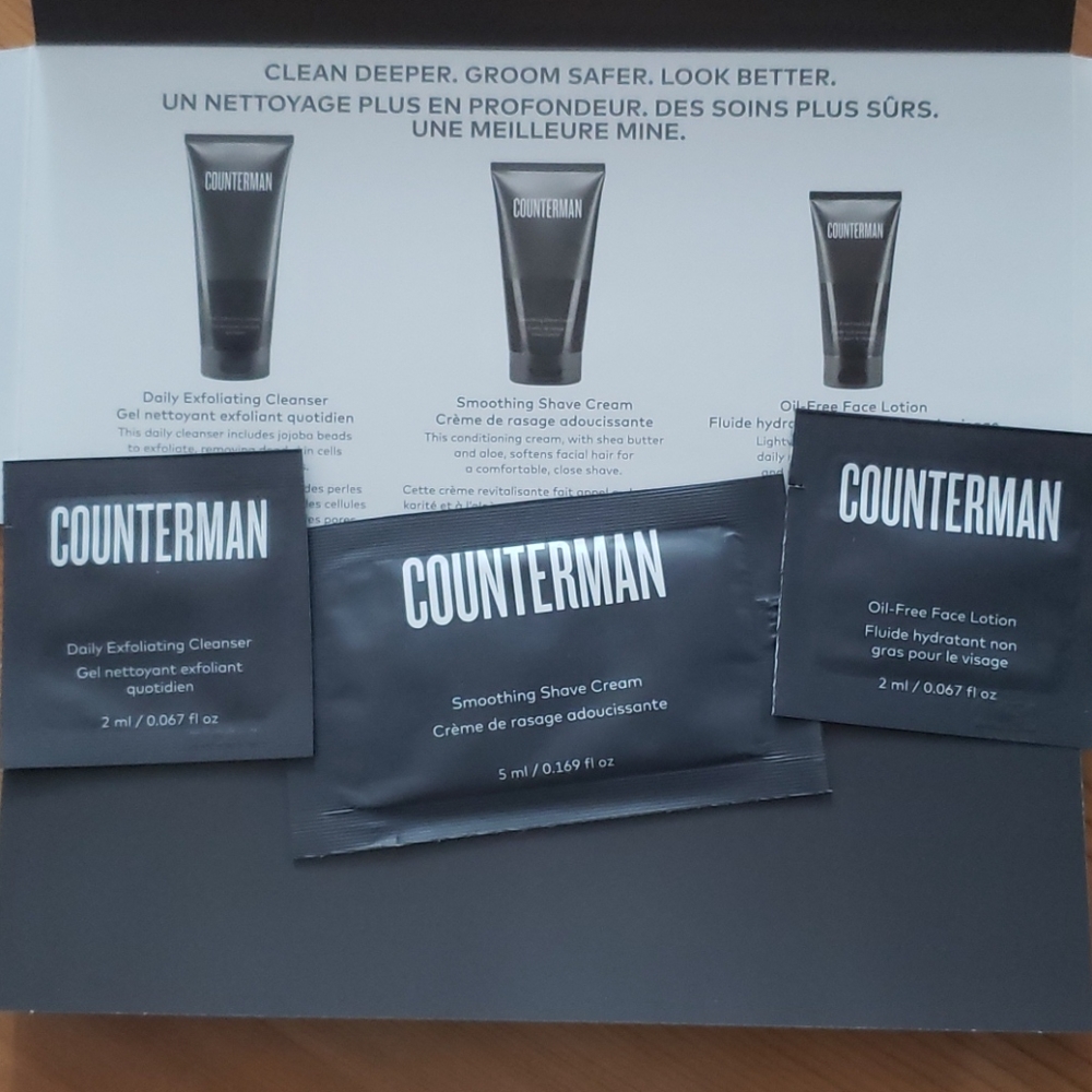 Counterman 3 piece SAMPLE